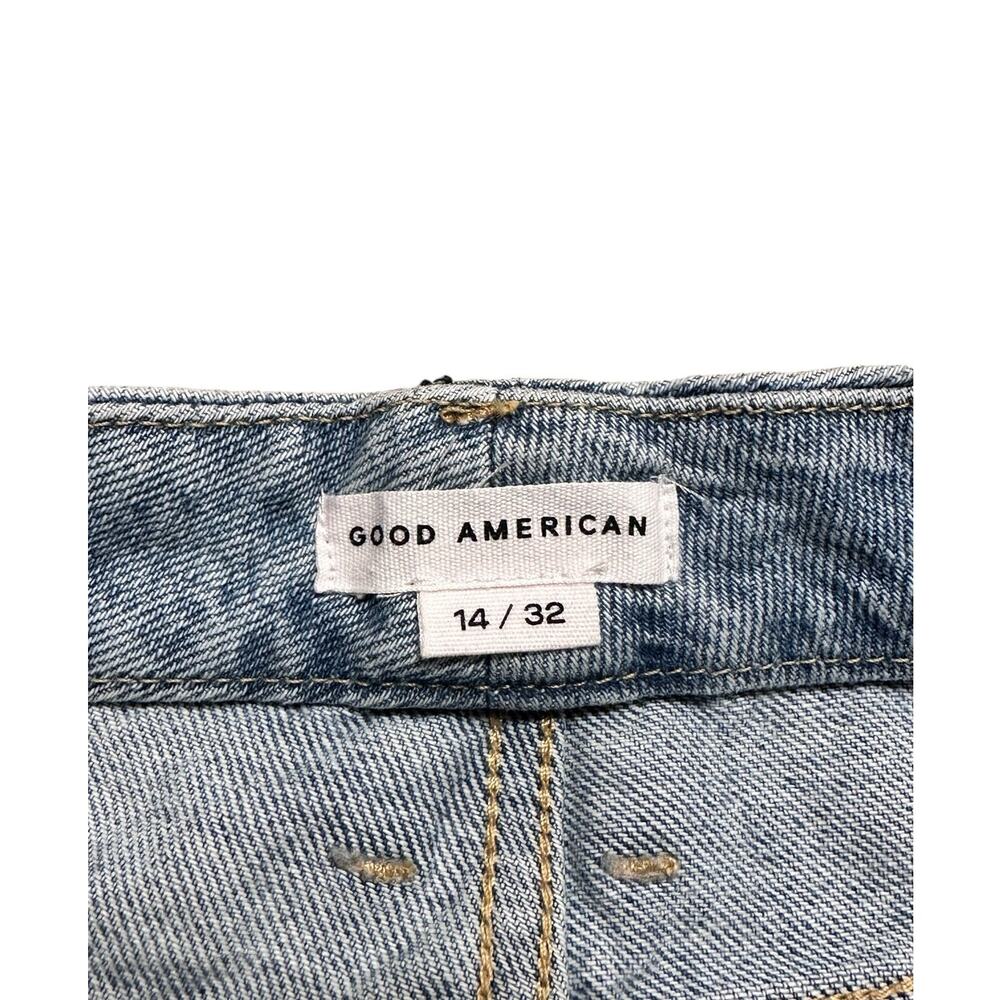 Good American Good Boy Jeans GB050T Size 14 or Size 32 - Picture 3 of 6